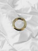 Small carabiner ring 20mm - gold