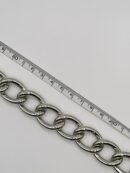 Maxi bag chain - 10 cm - silver