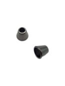 Small black bell cord end