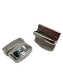 Exclusive screw-on handbag clasp - silver