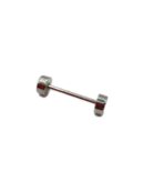 Twisted Bar, Side Puller - Silver