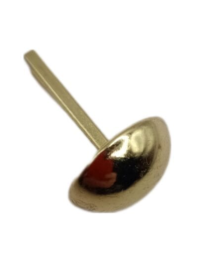 MAXI Round Bag Stud with Prongs - Golden