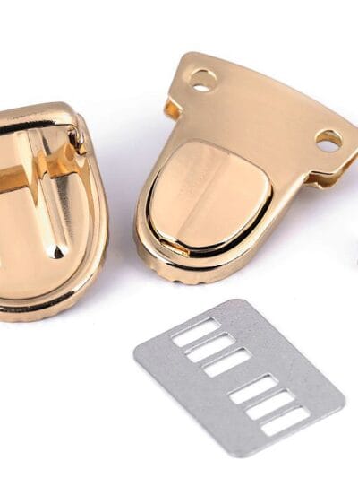 Gold Classic Medium Rivet Bag Clasp