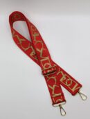 Fancy Strap - Red and Gold