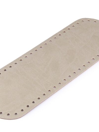 Base, bottom for eco leather bag elongated 10x30 - beige