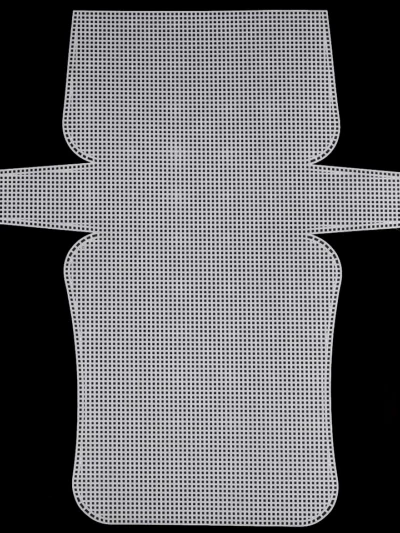 Plastic Canvas - Large Bag 27x15cm - White