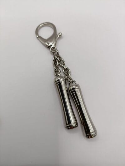 Long Tassel Keychain - Silver