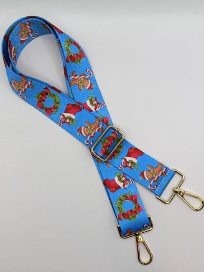 Fancy "Christmas" Belt - Blue