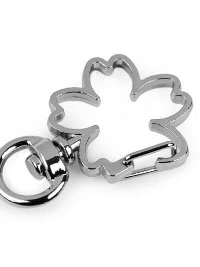 Silver Clover Carabiner