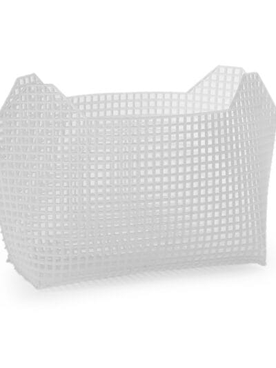 Kanwa plastikowa - torebka mini 16x10cm - biała