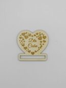 Wooden base for 'Heart' bookmark