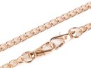 Delicate gold 120 cm handbag chain with snap hooks