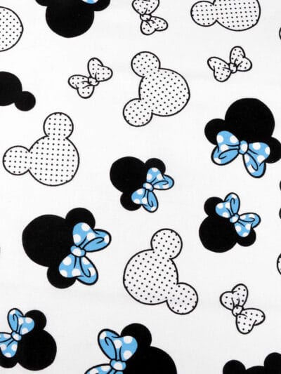 Lining for GAJA semicircular bag - Blue Minnie