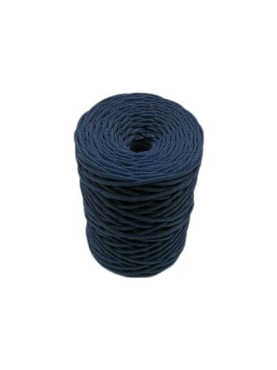 Flat Polyester Cord 3 mm - Navy Blue