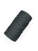 Round polyester cord 1 mm - graphite