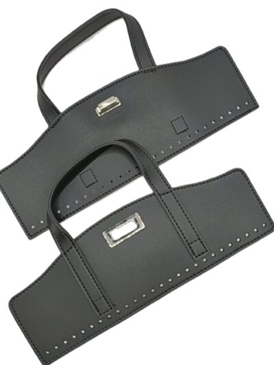 Eco Leather Shopping Bag Kit - Black