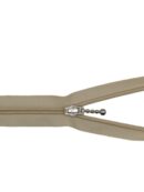 35 cm Open-End Spiral Zipper - Beige