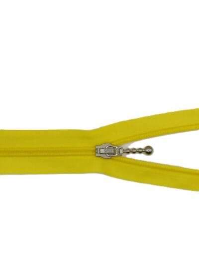 35 cm separating spiral zipper - lemon
