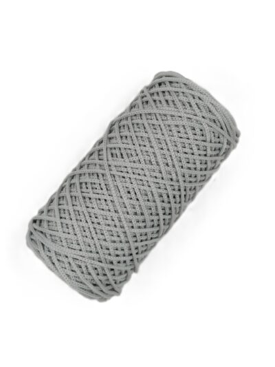 Round polyester cord 1 mm - light gray