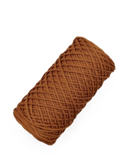 Round polyester cord 1 mm - cinnamon