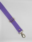 Adjustable textile waist strap 2.5 cm - purple 40 + gold