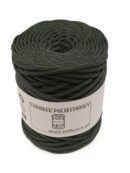 Sznurek poliestrowy płaski 5 mm - czarny