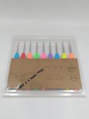 Crochet Hook Set with Ergonomic Handle - Colorful Neon