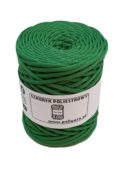 Sznurek poliestrowy płaski 5 mm - zieleń Gucci