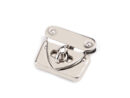 Silver "small triangle" pronged twist lock clasp for handbags