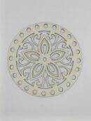 Openwork base - pattern II - for polyester cord - circle 15 cm