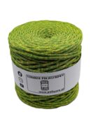 5mm Flat Polyester Cord Melange 200m - Lime + Gucci Green + Mango
