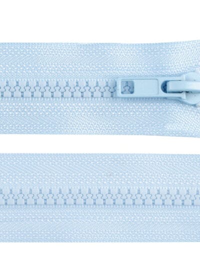 35 cm molded open-end zipper - light blue 185