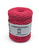 Flat polyester cord 5 mm - fuchsia