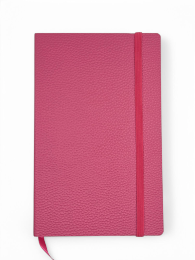 Fuchsia A5 Squared Notebook with Elastic Band