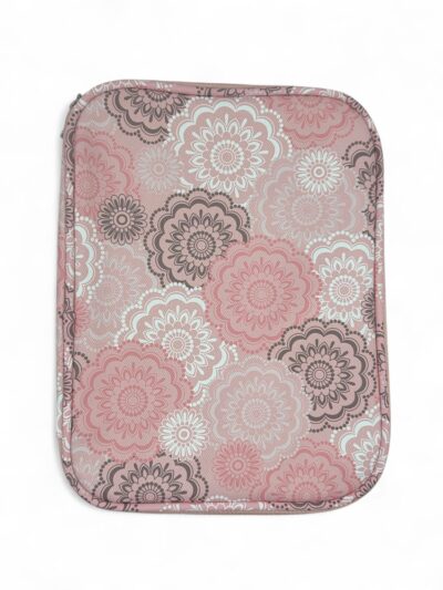Crochet Hook Case, Organizer - 2 Compartments - Pink Mandalas