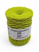 Flat polyester cord 5 mm - lime