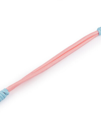 Strap, bag handle, wrist handle - 33 cm - pink + blue