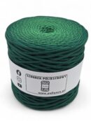 Flat Polyester Cord 3 mm Ombre - 300 m - Gucci Green  Bottle Green