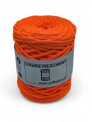 Flat polyester cord 5 mm - neon orange
