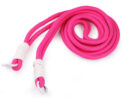 Strap, Handle for Bag, Case, Phone, ID - 128 cm - Fuchsia + Cream