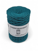 Flat Polyester Cord 3mm - Emerald