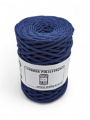 Flat Polyester Cord 3mm - Dark Denim