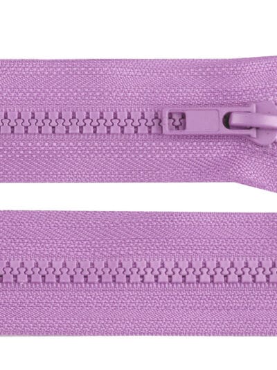 Molded tooth separating zipper 35 cm - lavender 167