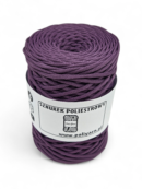 Flat polyester cord 3 mm - heather