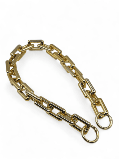 Acrylic bag chain handle 46 cm - gold