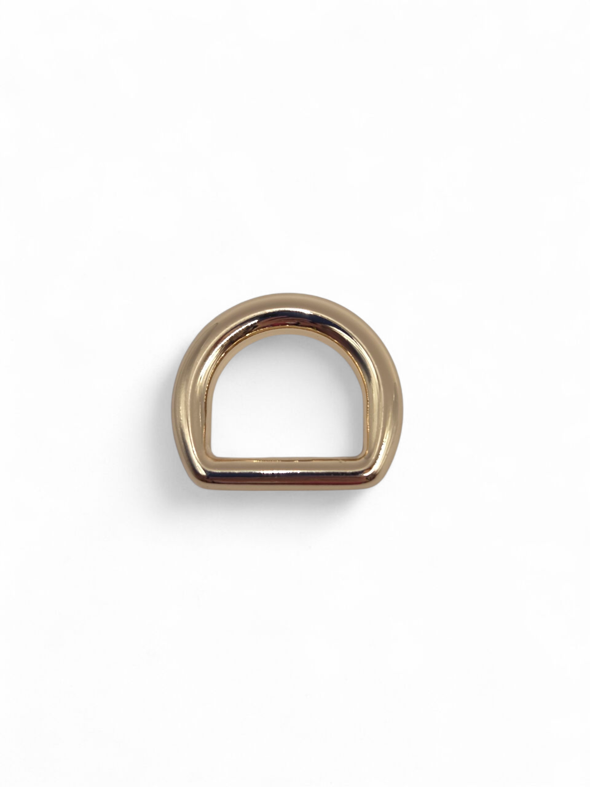 Rounded Cast Half-Ring - Gold