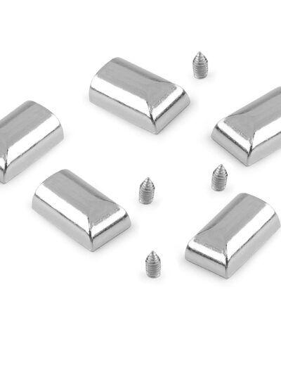 Metal Zipper Pull End - Silver