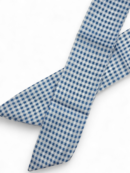 Handbag Scarf - Blue and White Checked