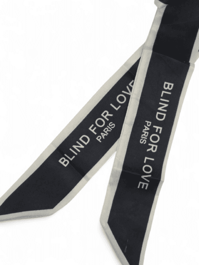 Handbag Scarf - Black and White