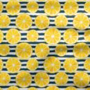 Waterproof fabric, lining material - 50x80 cm - lemons